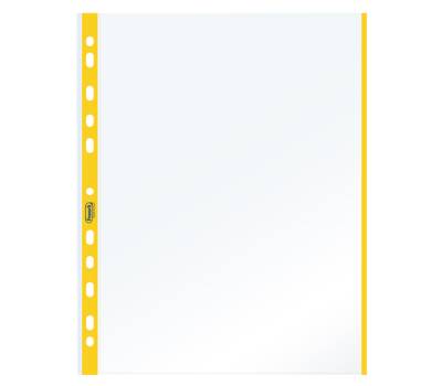 Buste forate con banda colorata Linear buccia - 21 x 29,7 cm - giallo - conf. 10 pezzi - Favorit - 100460029 - 8006779318355 - DMwebShop
