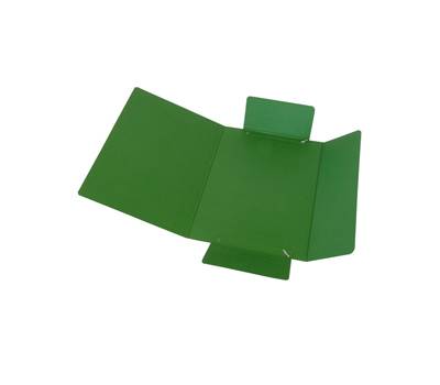 Cartellina con elastico presspan 3 lembi - 700 gr - 25 x 34 cm - verde - conf. 10 pezzi - Cart. Garda - CG0032PBXXXAE03 - 51440A - DMwebShop