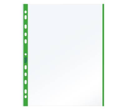 Buste forate con banda colorata Linear buccia - 21 x 29,7 cm - verde - conf. 10 pezzi - Favorit - 100460031 - 8006779318454 - DMwebShop