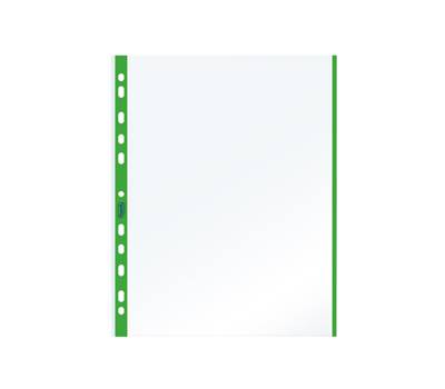 Buste forate con banda colorata Linear buccia - 21 x 29,7 cm - verde - conf. 10 pezzi - Favorit - 100460031 - 8006779318454 - DMwebShop