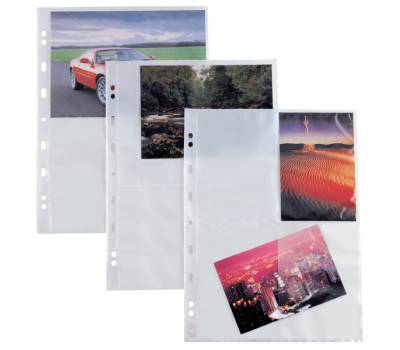 Buste forate Atla F - porta foto 8 spazi - 10 x 15 cm - trasparente - conf. 10 pezzi - Sei Rota - 662501 - 8004972012872 - DMwebShop