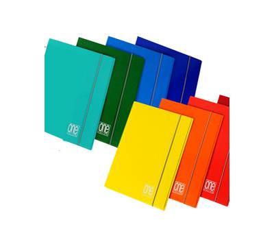 Cartellina One Color - con elastico - 3 lembi - 26 x 35 cm - colori assoriti - conf. 10 pezzi - Blasetti - 2390 - 8007758223905 - DMwebShop