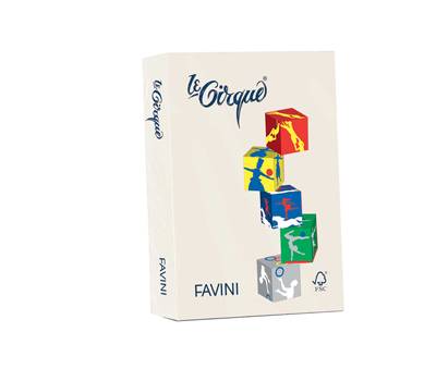 Carta Le Cirque - A4 - 80 gr - avorio pastello 110 - conf. 500 fogli - Favini - A71Q504 - 3017478321008 - DMwebShop