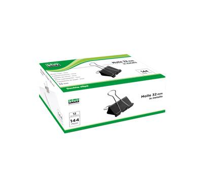 Molle Double Clips - 3,2 cm - nero - conf. 12 pezzi - Lebez - 510/2 - 8007509085363 - DMwebShop Molle Double Clips - 3,2 cm - nero - conf. 12 pezzi - Lebez - 510/2 - 8007509085363 - DMwebShop