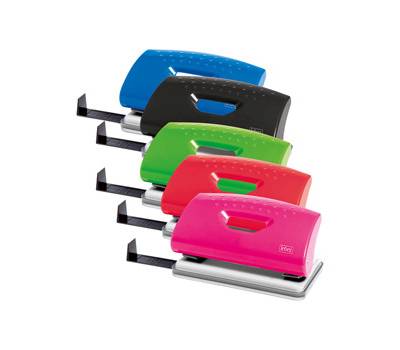 Perforatore - massimo 10 fogli - 2 fori - passo 8 cm - blu - Lebez - 1260 - 8007509012604 - DMwebShop