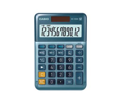 Calcolatrice da tavolo - MS-120EM - 12 cifre - blu - Casio - MS-120EM-W-EP - 4549526609930 - DMwebShop