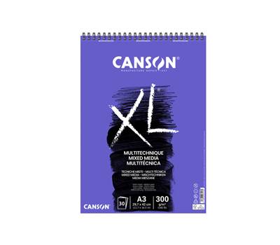 Album spiralato XL mix media - 29,7 x 42 cm - 300 gr - 30 fogli - conf. 5 pezzi - Canson - 200807216 - 3148958072162 - DMwebShop