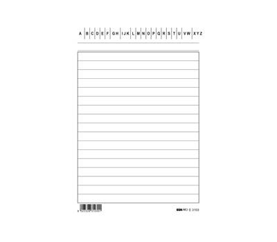 Schede in cartoncino rigate - 15 x 10,5 cm - verticale - conf. 100 pezzi - Edipro - E3103BL - 8023328310318 - DMwebShop