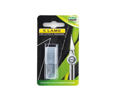 Lame di ricambio - cutter Hobby Knife - Lebez - conf. 5 lame - B-56 - 8002787006062 - DMwebShop
