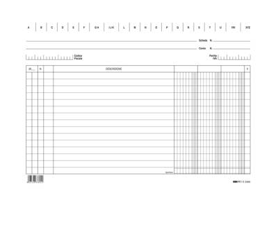 Schede in cartoncino 3 colonne - 17 x 24 cm - orizzontale - conf. 100 pezzi - Edipro - E3369BL - 8023328356903 - DMwebShop