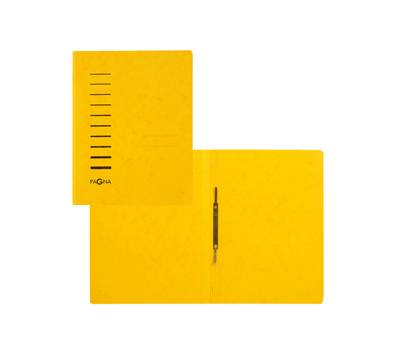Cartella con pressino cartone A4 giallo - 1099
