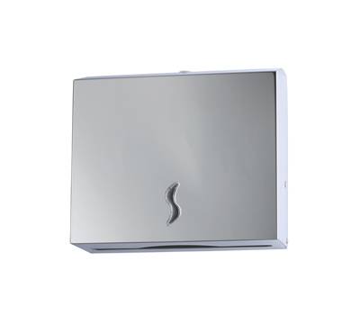 Distributore asciugamani piegati C Z Brinox 28x10,2x26,5 cm acciaio inox - 409