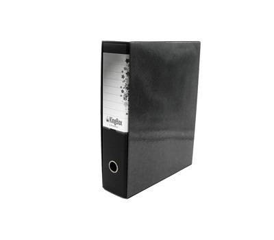 Registratore Kingbox - dorso 8 cm - protocollo - 23 x 33 cm - nero - Starline - RXP8NE - 8025133025678 - DMwebShop