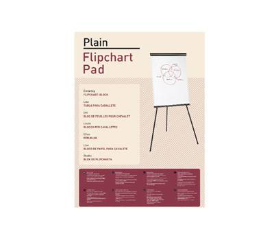 Blocco per lavagna - 20 fogli - 65 x 98 cm - bianco - conf. 10 pezzi - Starline - FL036203-007 - 8025133019493 - DMwebShop