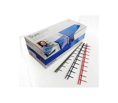 Pettini Surebind - 10 denti - 25 mm - bianco - conf. 100 pezzi - GBC - 1132840 - 80509328409 - DMwebShop