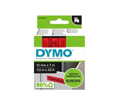 Nastro D1 450170 - 12 mm x 7 mt - nero-rosso - Dymo - S0720570 - 5411313450171 - DMwebShop Nastro D1 450170 - 12 mm x 7 mt - nero-rosso - Dymo - S0720570 - 5411313450171 - DMwebShop