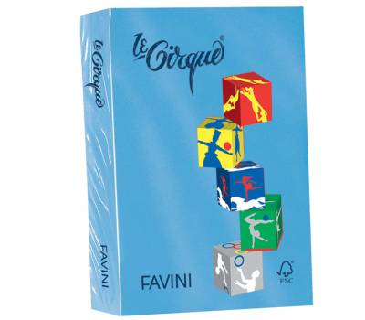 Carta Le Cirque - A4 - 160 gr - azzurro reale 204 - conf. 250 fogli - Favini - A74G304 - 8025478320803 - DMwebShop