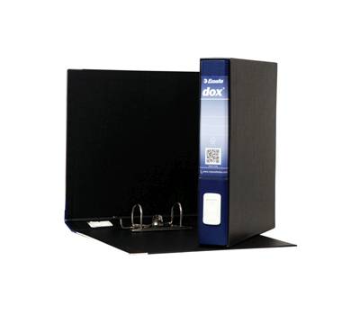 Registratore 4 - dorso 5 cm - commerciale - 23 x 29,7 cm - blu - Esselte - Dox - D26404 - 80043898 - DMwebShop