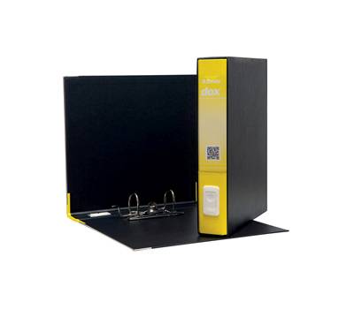 Registratore 4 - dorso 5 cm - commerciale - 23 x 29,7 cm - giallo - Esselte - Dox - D26406 - 8004389087722 - DMwebShop