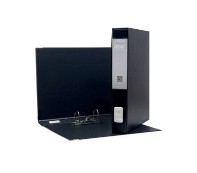 Registratore 5 - dorso 5 cm - protocollo - 23 x 34 cm - nero - Esselte - Dox - D26510 - 5028252499996 - DMwebShop