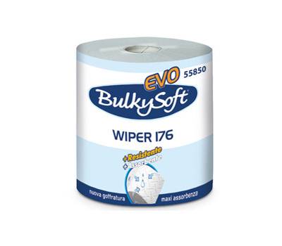 Bobina asciugatutto Classic 2 veli 26 cm x 176 mt diametro 26 cm 18 gr Bulkysoft 55850 - 1701