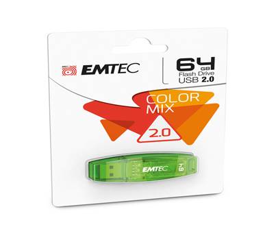 USB 2.0 - C410 - 64 Gb - Emtec - ECMMD64G2C410 - 3126170141125 - DMwebShop