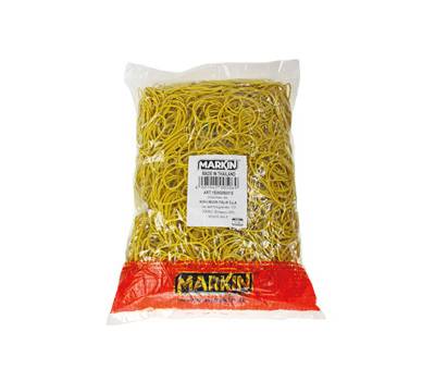 Elastici diametro 8 cm 1 kg gomma giallo Markin Y525G080X15 - 1855