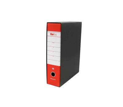 Registratore Starbox - dorso 8 cm - protocollo - 23 x 33 cm - rosso - conf. 12 pezzi - Starline - 0201929.RO - STL4001A - DMwebShop