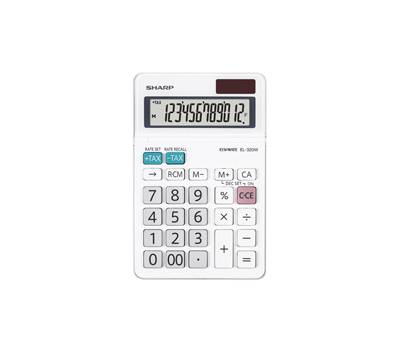 Calcolatrice da tavolo - Sharp - EL320WB - 4974019915364 - DMwebShop