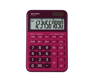 Calcolatrice da tavolo - EL M335 - 10 cifre - rosso - Sharp - ELM335 BRD - 4974019960807 - DMwebShop