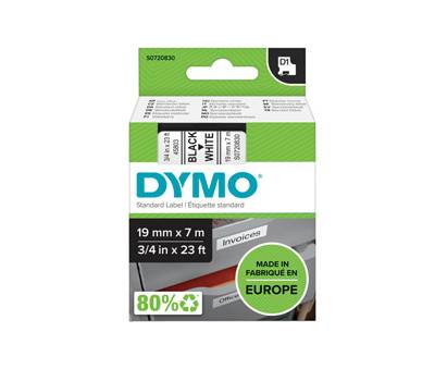 Nastro D1 458030 - 19 mm x 7 mt - nero-bianco - Dymo - S0720830 - 5411313452137 - DMwebShop