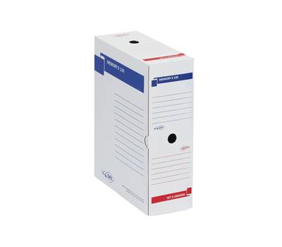 Scatola archivio Memory X120 - 25 x 35 cm - dorso 12 cm - bianco - conf. 10 pezzi - Sei Rota - 673212 - 8004972017648 - DMwebShop
