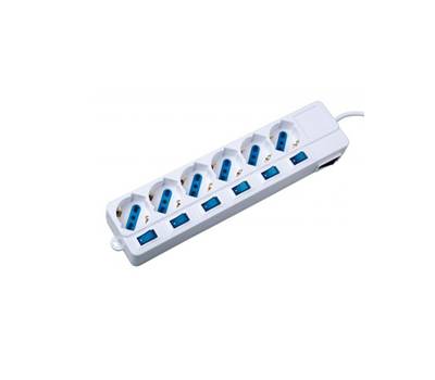 Presa multipla - 6 prese multistandard con interruttore singolo - MKC - Melchioni - 492518038 - 8006012183207 - DMwebShop