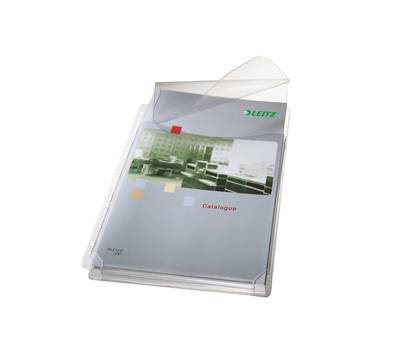 Buste forate alta capacita' con lembo - 22 x 30 cm - PVC trasparente - conf. 5 pezzi - Leitz - 47573003 - 4002432363216 - DMwebShop