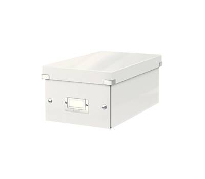 Scatola archivio Click e Store - per DVD - 20,6 x 14,7 x 35,2 cm - bianco - Leitz - 60420001 - 4002432396771 - DMwebShop