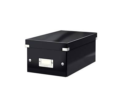 Scatola archivio Click e Store - per DVD - 20,6 x 14,7 x 35,2 cm - nero - Leitz - 60420095 - 4002432396764 - DMwebShop