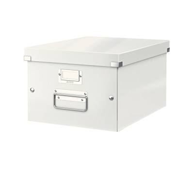 Scatola archivio Click e Store - 28,1 x 20 x 37 cm - A4 - bianco - Leitz - 60440001 - 4002432396818 - DMwebShop