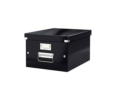 Scatola archivio Click e Store - 28,1 x 20 x 37 cm - A4 - nero - Leitz - 60440095 - 4002432396801 - DMwebShop