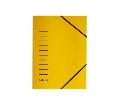 Cartella con elastico - in cartoncino - A4 - giallo - Pagna - 24001-05 - 4013951002111 - DMwebShop