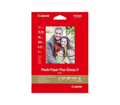Carta fotografia lucida PP-201 II Plus - 5 x 7'' - 20 Fogli - Canon - 2311B018 - 4960999537276 - DMwebShop