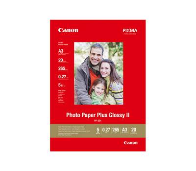 Carta fotografica Plus Glossy II PP-201 - A3 - 20 Fogli - Canon - 2311B020 - 4960999537283 - DMwebShop
