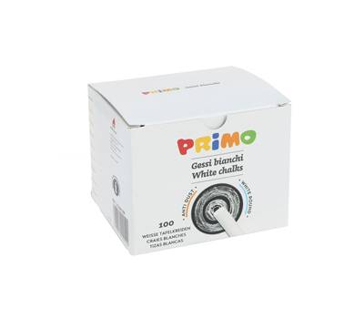 Gessetti tondi diametro 9x80 mm bianco Scatola 100 gessetti tondi - 1131