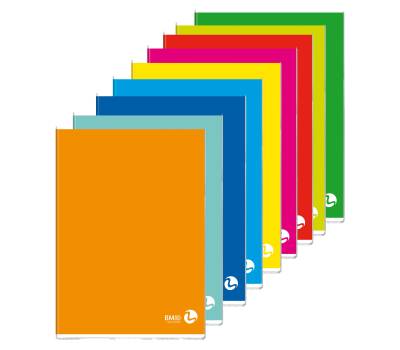 Maxiquaderno Color 80 Basic A4,1 rigo con margine 80 fogli 80 gr BM 0110602 - 1406