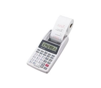 Calcolatrice scrivente - mini EL1611V - 191 x 99 x 42 mm - 12 cifre - Bianco - Sharp - SH-EL1611V - 4974019965833 - DMwebShop