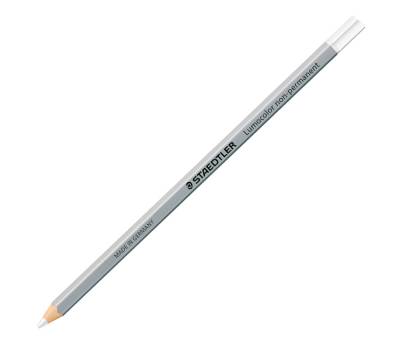 Matita Lumocolor Omnichrom - non permanente - bianco - conf. 12 pezzi - Staedtler - 108-0 - 45819A - DMwebShop