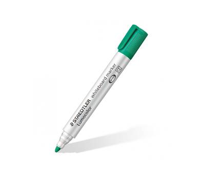 Pennarelli Lumocolor whiteboard 351 - punta tonda - tratto 2 mm - verde - Staedtler - 351-5 - 4007817328835 - DMwebShop