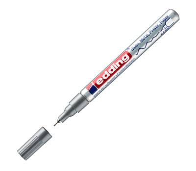 Marcatore permanente a vernice 780 - punta 0,8 mm - argento - Edding - E-780 054 - 4004764953738 - DMwebShop