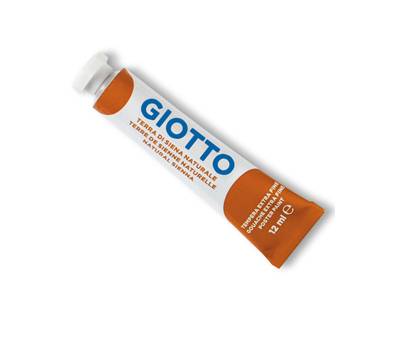Tempera Tubo 4 - 12 ml - terra di Siena naturale - conf. 6 pezzi - Giotto - 35202000 - 8000825320200 - DMwebShop