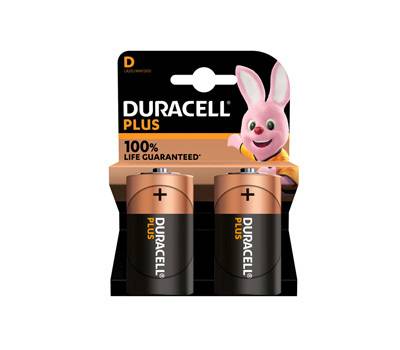 Pila Torcia D Plus100 - MN1300 - blister 2 pezzi - Duracell - DU0401 - 5000394141988 - DMwebShop