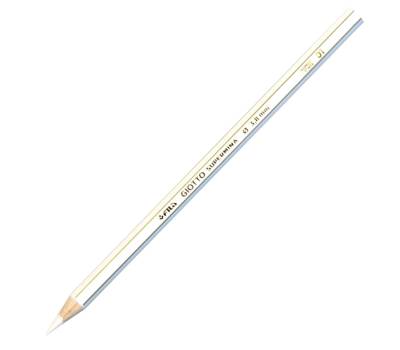 Pastello Supermina - mina 3,8 mm - bianco 01 - conf. 12 pezzi - Giotto - 23900100 - 8000825239021 - DMwebShop